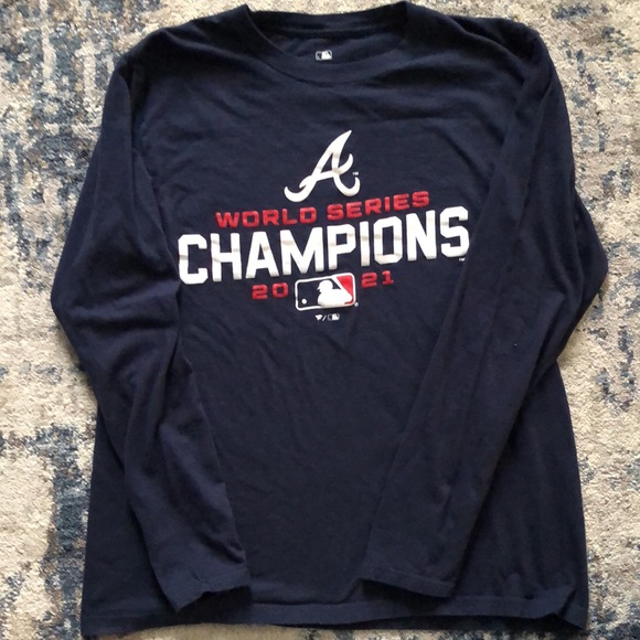 Atlanta Braves World Series Champions Long Sleeve Tee - Picture 2 of 4